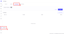 Navigate to <b>Settings → AI Assistant</b> tab.