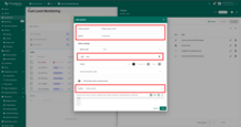 Configure: <b>Action source</b>, <b>Name</b>, <b>Button icon</b> and <b>Action</b>.