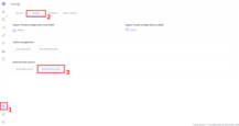 Go to <b>Settings</b>, then the <b>System</b> tab, under the <b>External Data Source</b> section, click <b>Add new data source</b>.