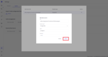 Edit URL/Database Type/Login/Password. Click <b>Save</b>. Confirm the update, verifying which entities would be affected.