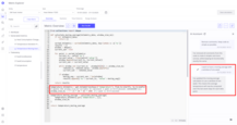 Review the new generated code with your applied changes.