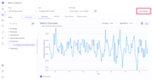 <b>Go to Entity</b> button for quick navigation to the related SENTIENT ANALYTICS entity.