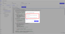 Specify the following parameters: <b>Calculation Name</b> and <b>Calculation Key</b>