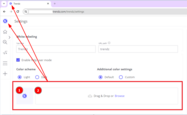 Change SENTIENT ANALYTICS analytics logo settings