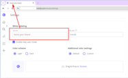 Change SENTIENT ANALYTICS analytics tab title