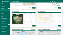 Go to the "Solution templates" page. Find "Site fleet tracking" and click "Install" to start the installation process.