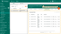 Using calculated fields, the collected data is processed and used for monitoring and controlling various components of the system.