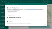 The solution is installed automatically. A window opens where you can review the solution instructions. Click "Close".