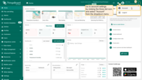 Log in to SENTIENT Cloud as a Tenant Administrator. After logging in, go to account settings by clicking the three-dot icon in the upper-right corner of the screen and selecting "Account" from the dropdown menu;