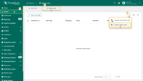 - Navigate to <b>Alarms</b> page ⇾ <b>Alarm rules</b> tab.<br>- Click the "<b>+</b>" button in the top-right corner, and select <b>Import alarm rule</b> from the dropdown menu.