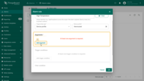 Before defining alarm conditions, you must add at least one <b>argument</b> — a data source that the rule will use during evaluation.Click <b>Add argument</b> and configure the following parameters.