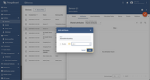 In the dialog, enter the attribute key, select the value type (for example, Double), and provide a value.