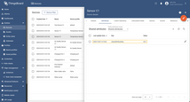 After saving, the new attribute appears in the list with its key, value, and last update time.