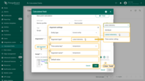 Select the latest telemetry (3) argument type, specify the time series key (4), and set the argument name (5). Optionally, define a default value (6). Finally, click Add (7).