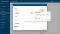 Enable/manage debug mode when creating a calculated field.