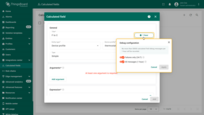 Enable/manage debug mode when creating a calculated field.