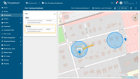 As you move the dogs' markers outside of or back into the home zone:<br>- status updates (INSIDE / OUTSIDE)<br>- event updates (ENTERED / LEFT)