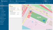 As you move truck markers across zone boundaries:<br>- serviceAreaStatus updates as INSIDE / OUTSIDE<br>- restrictedAreaEvent is generated on transitions (ENTERED / LEFT)<br>- both conditions are tracked independently for the same truck at the same time, without state conflicts.