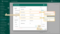Ensure the imported field is correctly applied and update any necessary parameters.