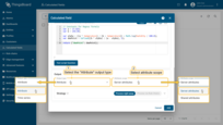 Attribute: function must return a JSON object without timestamp information containing the computed value.<br>To finish adding the calculated field, click Add.