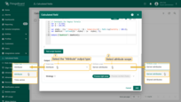 Attribute: function must return a JSON object without timestamp information containing the computed value.<br>To finish adding the calculated field, click Add.