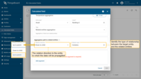 Define the path to the entities from which the data will be read for aggregation, as well as the relationship type between the target entity and the related entities.