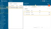 Import a device that publishes temperature and defrost data as telemetry.