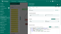 The generator node emulates telemetry using the specified function.