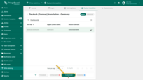 The "Customized" filter highlights only the keys whose translations have been manually modified by the user.