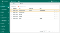In the <b>"Customer name" column</b>, you can see the current owner of the dashboard.