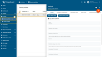 Clicking a device profile opens a <b>details window</b> where you can access and manage all aspects of that profile.