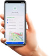 Use the "KPN Things Device simulator" app to send a message with the data to the SENTIENT. Click the "Send data now" button.