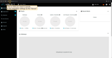 Open the Loriot UI. The URL contains the server name that we selected during the registration process. This server needs to be specified in the integration settings.