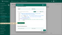 Click the "Test payload decoder" button to validate the decoding logic used to process incoming device data.