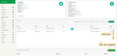 On the <b>SENTIENT</b> instance, scroll down to "<b>Mappings</b>" section and click on "<b>+ New Mapping</b>" button;