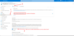 Next, open the Authentication tab. Make sure to enable authorization on the access token-based. Save changes.