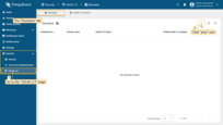 Login to your SENTIENT instance as System Administrator. Go to the "OAuth 2.0" page of the "Security" section. While on the "Domains" tab, click the "plus" icon;