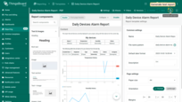 To make sure your template is set up correctly and data displays as expected, click "<b>Generate test report</b>" (located next to the "Save" button).