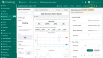 Click the <b>Save</b> button in the <b>top-right corner</b> of the report builder interface to save your template configuration.