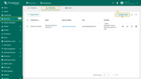 Click "<b>+ Scheduled report</b>" in the top right corner of the "<b>Template</b>" page to create a new scheduler event.