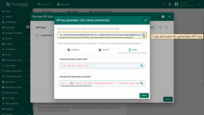 <b>Copy and save</b> the generated API key — it will not be displayed again.