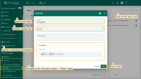 Create a <b>Group role</b> with <b>Read/Write</b> operations.