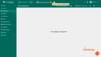 Open created dashboard and enter edit mode.