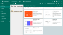 Select "Simple card" widget.