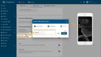 Input the 6-digit code from your verification SMS (4), then click "Activate" (5).
