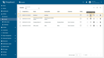 Locate the desired asset in the list, and click the "<b>Assign to customer</b>" icon.