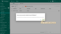 <b>Confirm the deletion</b> in the popup dialog.