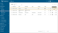 Click the "<b>Make asset private</b>" icon next to the asset.