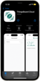 Install SENTIENT Cloud mobile application;
