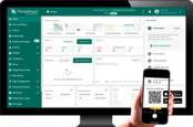 Open the camera app on your phone or tablet and point it at the QR code. The phone will automatically scan the code and show the link button. Click this button to open the link to download the <b>SENTIENT Cloud mobile app</b>;